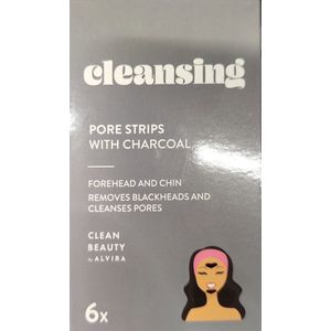 Porien strips met houtskool - verwijdert mee-eters - porien reiniger - huid verzorging - porien schoonmaken