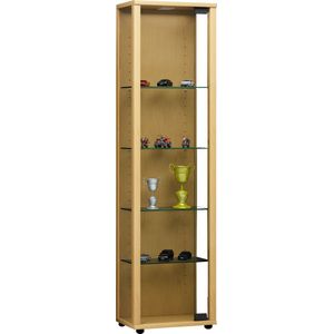 VCM Houten vitrinekast Glazen vitrinekast Staande vitrinekast Edana Mini Houten vitrinekast Glazen vitrinekast Staande vitrinekast Edana Mini