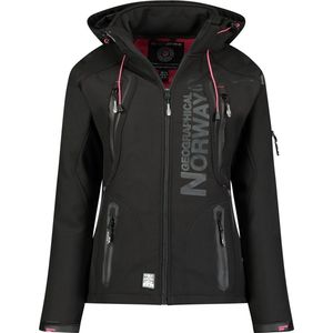 Geographical Norway Damen Softshelljacke Tislande New 2 Lady 056 Black / Fluo Pink-S