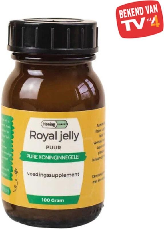 Royal Jelly Puur in potje | Pure Koninginnegelei | Direct van de imker | 100GRAM