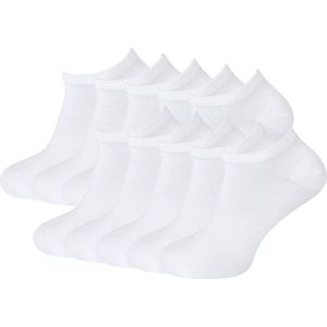 Bamboe | Enkelsokken | Multipack Unisex | Maat 34-38 | 9 paar | Zwart, Grijs en Wit |