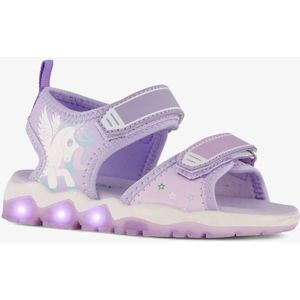 Blue Box - Sandalen - Lila - Textiel - Klittenbandsluitingen - Lichtjes