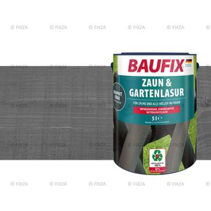 BAUFIX - Schutting en Tuinbeits - Grafietgrijs - 5 Liter