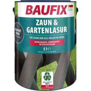 BAUFIX Schutting en Tuinbeits grafietgrijs 5 Liter