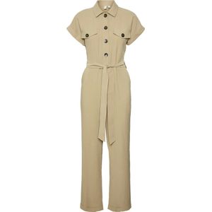 Vero Moda Jumpsuit Vmmaggi Cap Sleeve Jumpsuit Wvn Btq 10312804 Tigers Eye/horn Butto Dames Maat - M