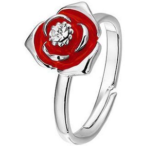 Princess Ring Bloem - Fantasie - Ø9mm - Verstelbaar