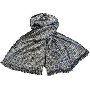 Jessidress® Luxe Sjaals Elegante Dames Wintersjaal Omslagdoek 200 x 64 cm - Zwart