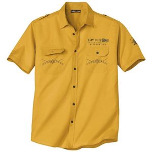 ATLAS FOR MEN - Popeline overhemd Pilote Explorer - Heren - Verkrijgbaar in grote maten - L