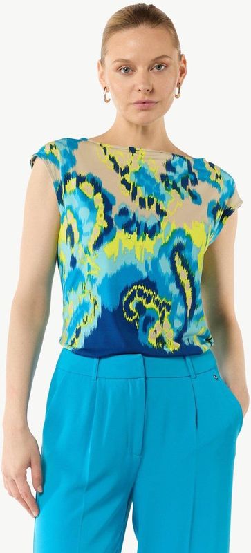 COMMA-T-shirt--01F5 WHITE-Maat 34