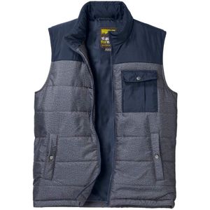 ATLAS FOR MEN - Tweekleurig gewatteerd vest - Heren - Verkrijgbaar in grote maten - L