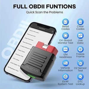 OBD2 Scanner - voor Alle Auto's - Diagnose Computer - Foutverwijdering - Autodiagnose - Bluetooth - Wifi - Automotive Diagnose Tools - Zwart