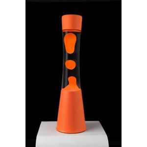 Fisura - Grote Design Lavalamp - Oranje