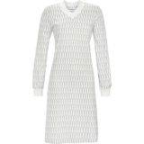 Ringella - Nachthemd - Wit - Katoen - Lange Mouwen - V-hals