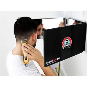 Verstelbare telescopische haken - Zelfkapselspiegel voor heren - 3-weg spiegel voor het knippen van haar - Zelfknipspiegel voor haarsnijden