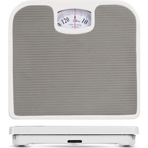 Flokimate® - Personenweegschaal Analoog - Precisie Weegschaal - Analoge Look - Tot 130kg - Weegschaal - Analoge Look - Weegschalen