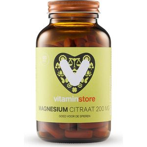 Vitaminstore - Magnesium Citraat (magnesium citrate) - 120 tabletten