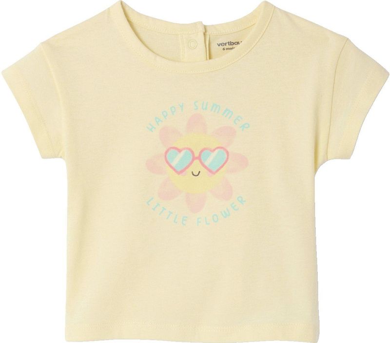 Vertbaudet - T-shirt - Baby - Met Biologisch Katoenen Print