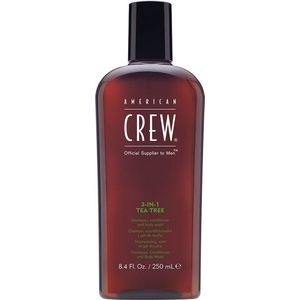 American Crew - 3-in-1 Tea Tree shampoo, conditioner, body wash