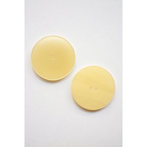 Knopen 10 stuks - crème kleurig 32mm - ecru knoop twee gaatjes