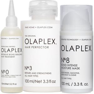 Olaplex - Herstel Voordeelset No 0, 3, 8 - Behandeling voor Beschadigd Haar