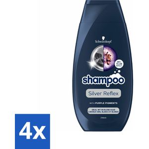 Schwarzkopf Silver Reflex Shampoo 250 ml - Voordeelverpakking - 4 stuks