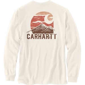 Carhartt - Mountain Graphic - T-Shirt - Wit - Longsleeve