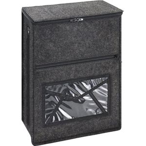 Brievenbusvanger voor UPVC Glas Hout Metaal Deuren - Postvanger Deurpostsleuven - Eenvoudig te Installeren - Minimalisme Postbewaarder - Praktisch Deurbeslag - Grijze Postzak