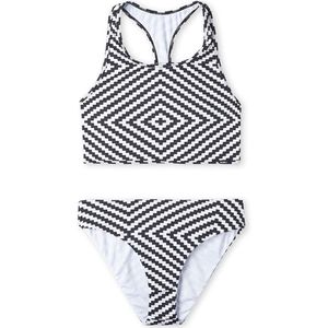 O´neill Snsc Bikini Wit,Zwart 11-12 Years Meisjes