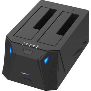 USB 3.0 naar SATA Dual Bay Externe Harde Schijf Docking Station met Klonfunctie - Ondersteuning tot 10TB