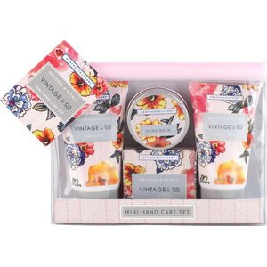 Heathcote & Ivory London mini hand care set – Bergamot roze peper roos – Vitamine E - cadeauverpakking - vegan – topkwaliteit