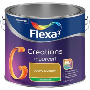 Flexa - Creations Muurverf Extra Mat - 100% Duinpan - Mengverf - 2.5 Liter