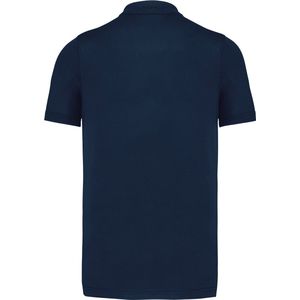 SportPolo Heren M Proact Kraag met knopen Korte mouw Navy / Silver 95% Polyester, 5% Elasthan