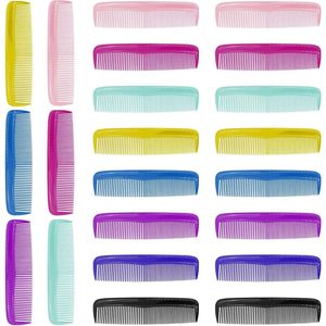 24 Mini Plastic Gevechten - Draagbare Kammen voor Fijn Haarstyling