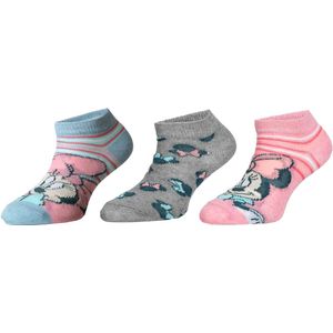 Disney Mickey & Minnie - Sneakersokken (3-Pack)