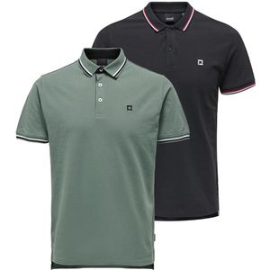 Only & Sons Heren poloshirt 2 pack Onsefletcher