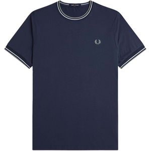 Fredperry Fp T-Shirt Met Twin Tipped - Fashion Wear - Volwassen