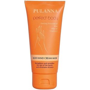 Bescherming Handcrème -Hydratatie -Verzorging -Aloë Masker,Sensitive-Vitamine E verjongt de opperhuid- 90 gr/ Pulanna P.Body Krem-Maska