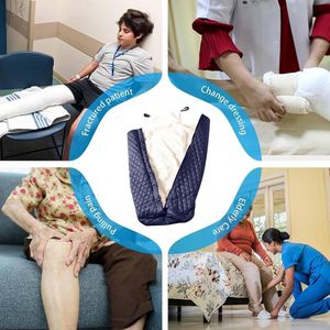 Rolstoelwarmdeken - Warme rolstoeldeken met ritssluiting - Weerbestendige beenafdekking - rolstoel deken - Rolstoel Voetenzak Volwassenen - Rolstoel Deken - rolstoel voetenzak - Warm & Comfortabel - Schootskleed - gevoerde rolstoel deken - blauw