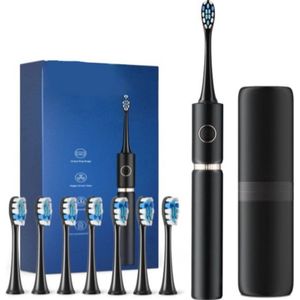 Tandenborstel - Oplaadbare Elektrische Tandenborstel met USB, Waterdicht, Ultra Krachtig, Inclusief 4 Opzetborstels en Reiskoffer, Tandbleek Tandenborstel