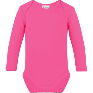 Link Kidswear Meisjes Romper GOTS - Baby Roze - Maat 74/80