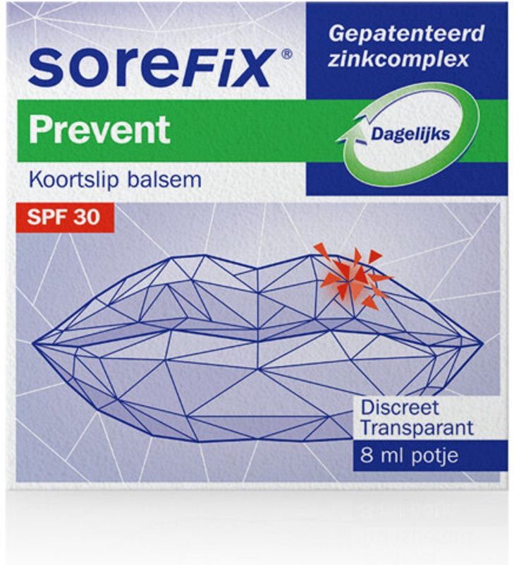 Sorefix Prevent - Koortslip Balsem - 2 x 8 ml - Voordeelverpakking