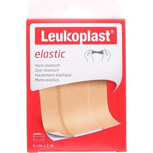 Voordeelverpakking van 3 x Leukoplast Elastic wondpleister, 1mx6cm, 1st