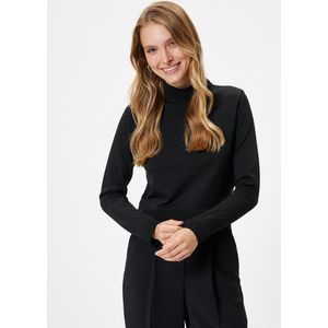 Koton - Sweatshirt - Zwart - Normale Pasvorm - Lange Mouw