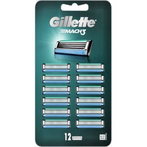 Gillette Mach3 Base-12 stuks-scheermesjes