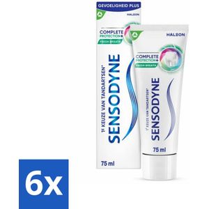 Sensodyne - Tandpasta - Complete Protection + Fresh Breath - Frisse Adem - 75 ml - Voordeelverpakking - 6 stuks