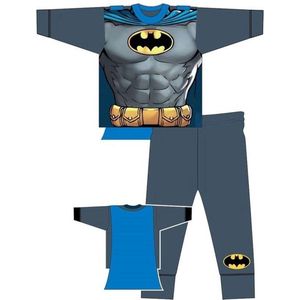 Batman pyjama - maat 92/98 - Bat-Man pyama met cape - grijs met blauw