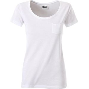 James and Nicholson Dames/dames Zak T-Shirt (Wit)