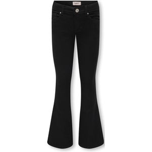 Kids Only Jeans Kogroyal Life Reg Flared Pim600 Noo 15297579 Black Denim Dames Maat - W128