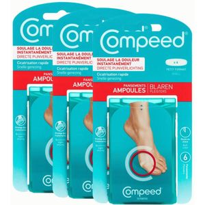 Compeed Blarenpleisters Small - Tenen - 3 x 6 stuks
