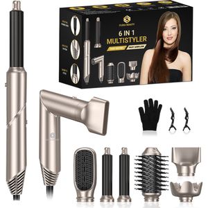 Fleau Beauty - PRO Edition - Multistyler - Grijs - 6 in 1 Set